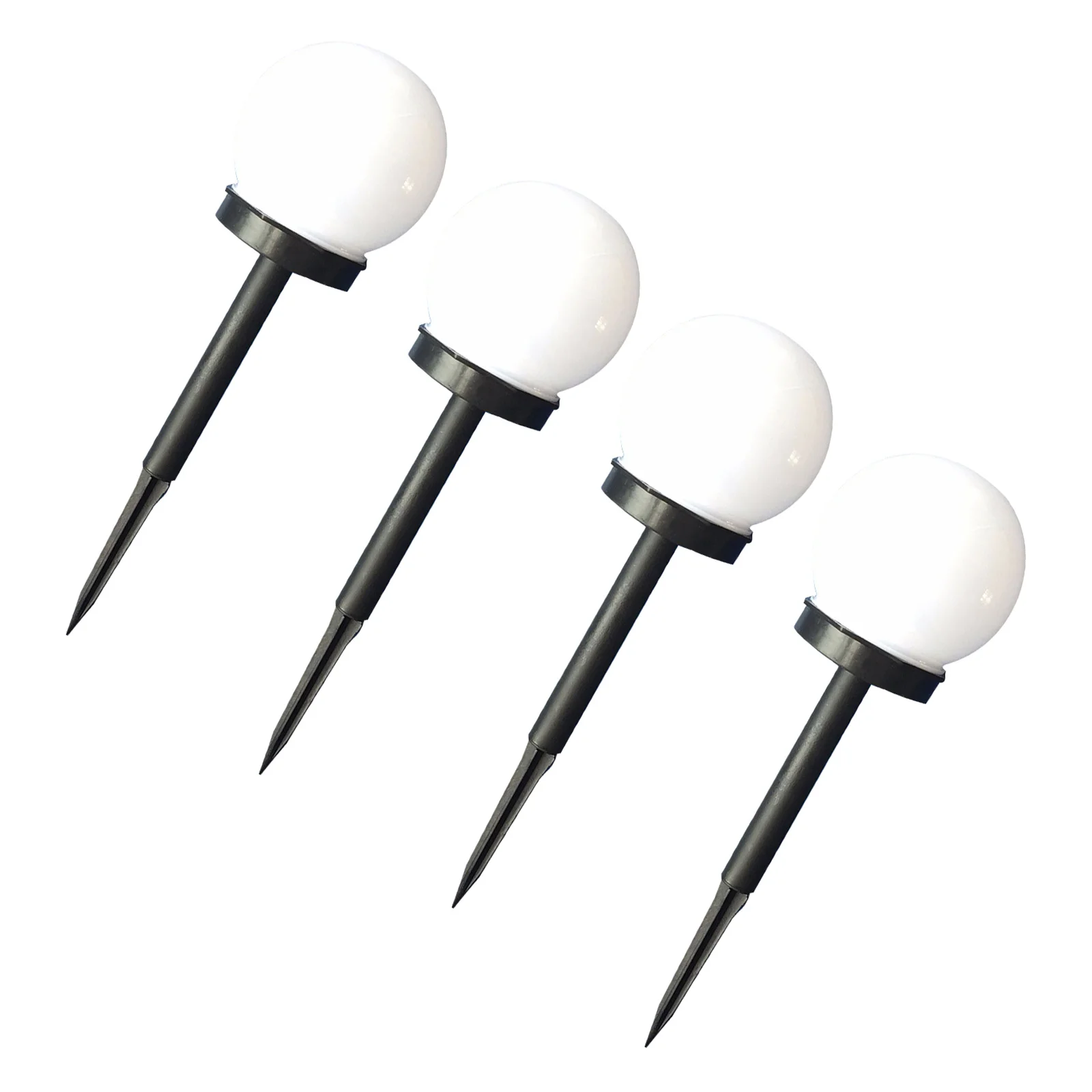 

4Pcs Solar Ball Bubble Lights Warm White LED Garden Solar Path Lights Outdoor Landscape Lighting Garden LED Light