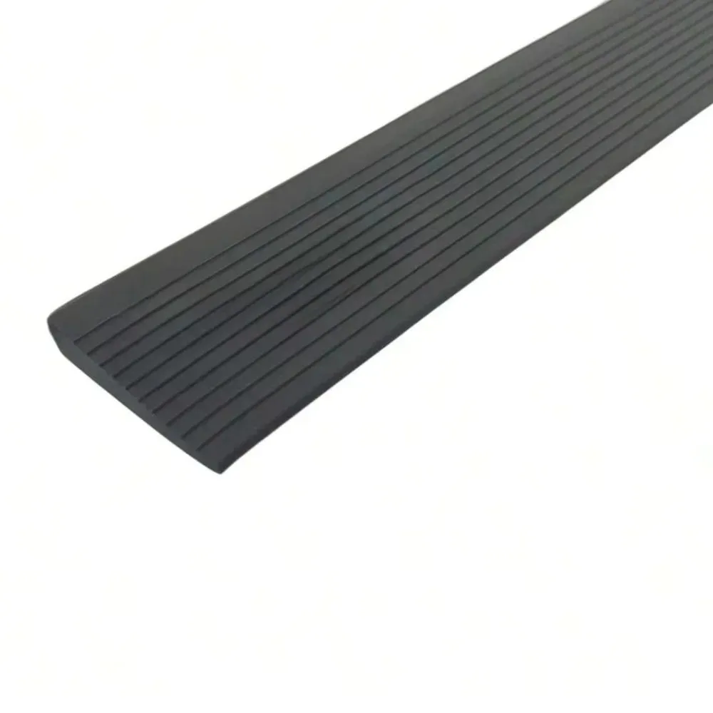 1 pièce 0,9 m x 5 cm Bande de seuil en PVC antidérapante pour porte d'entrée, plaque de passage pour