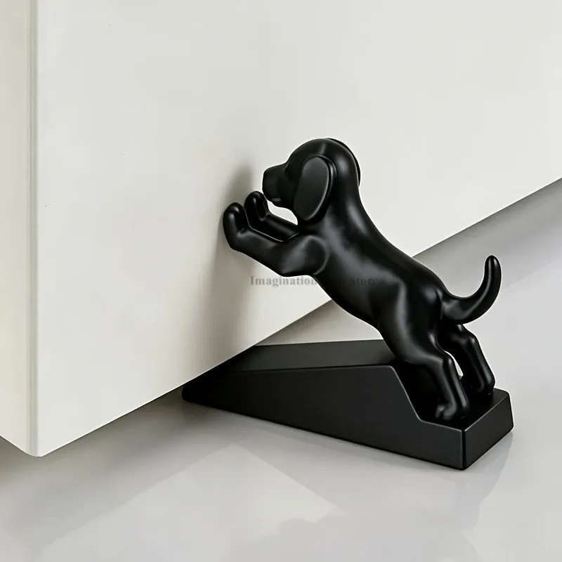 3D Printing Creative Small Dog Door Stopper, Door Blocker,Household Anti Slip Door Blocker,Bedroom Door Windproof Fixed Ornament