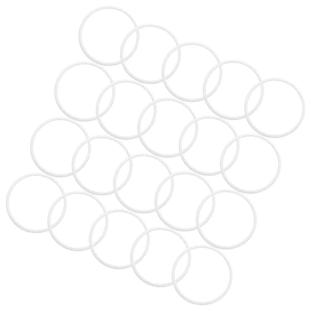 30 Pcs Dream Catcher Accessories Plastic Rings for Embroidery Floral Hoop Decoration