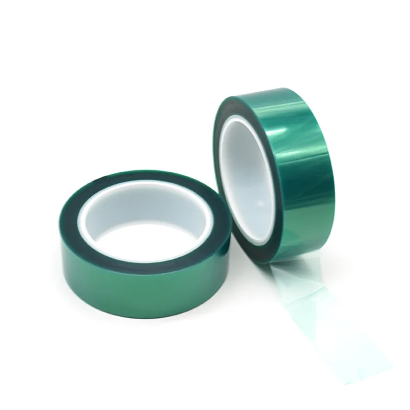 1Pcs Thin Film Tape Green Insulation Tape Electroplating Shielding Tape Circuit Board Protection High Temperature Resistant Tape