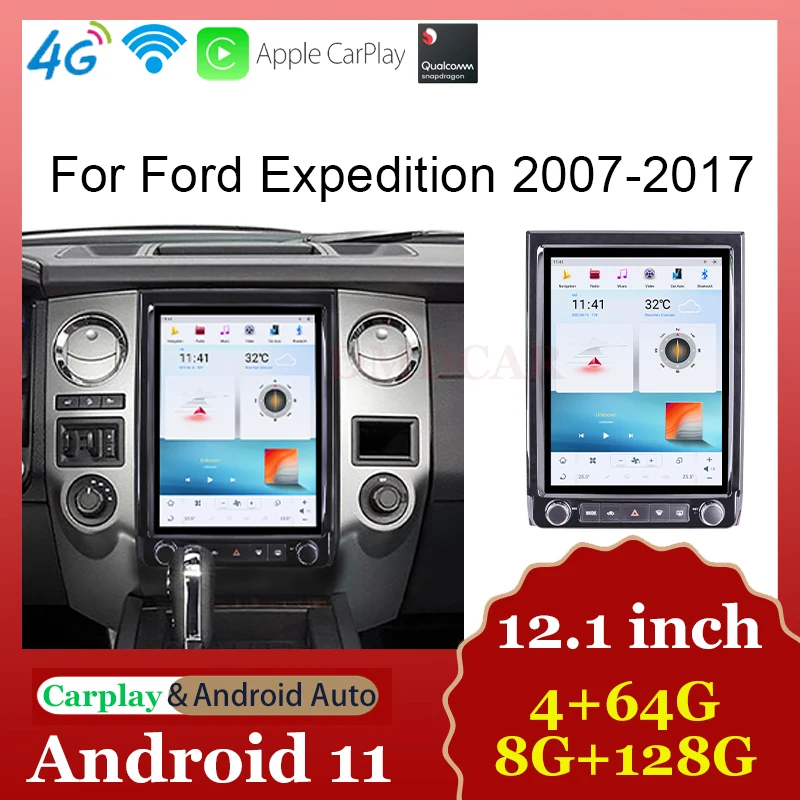 

Android Car Multimedia Player For Ford Expedition 2007-2017 GPS Navigation Stereo Carplay