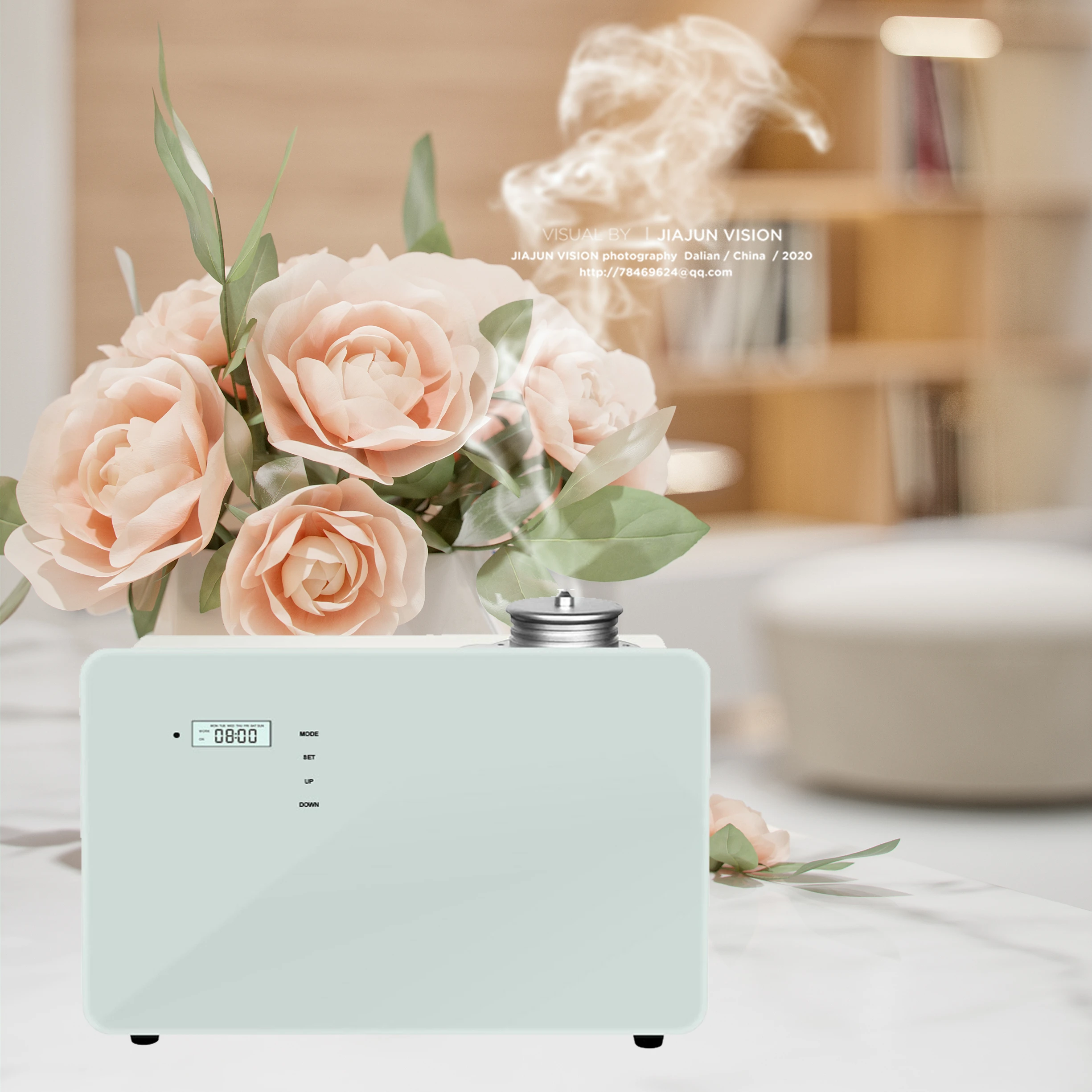 

Коммерческое электрическое приложение для управления ароматом HVAC, портативный умный очиститель воздуха
