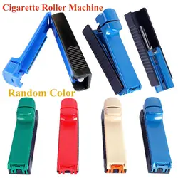 1PC Cigarette Maker Rolling Machine Mini Manual Cigarette Roller Machine Tobacco Smoking Accessories Home Gadget Random Color