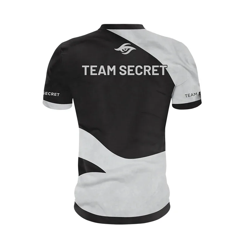 دوتا 2 TeamSecret الفانيلة مخصصة اسم التي شيرت فريق سر جيرسي الرجال النساء تي شيرت مخصص معرف تي شيرت أعلى
