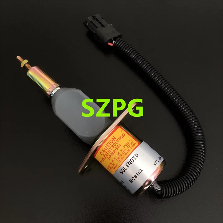 

Электромагнитный клапан остановки дизельного двигателя 6CT ISC8.3 ISCe QSC8.3, 24В, 3928161 SA-4293-24 для двигателей Cummins