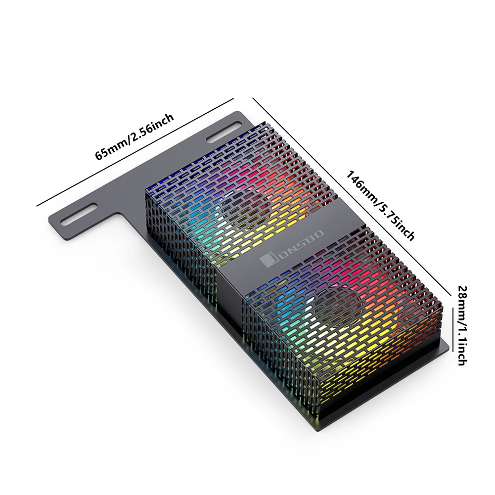 مبرد ذاكرة الوصول العشوائي 4Pin PWM Dual 5020 مراوح تبريد ذاكرة الكمبيوتر المبرد 5 فولت 3PIN ARGB RAM مبرد الذاكرة لتبريد DDR4 DDR5