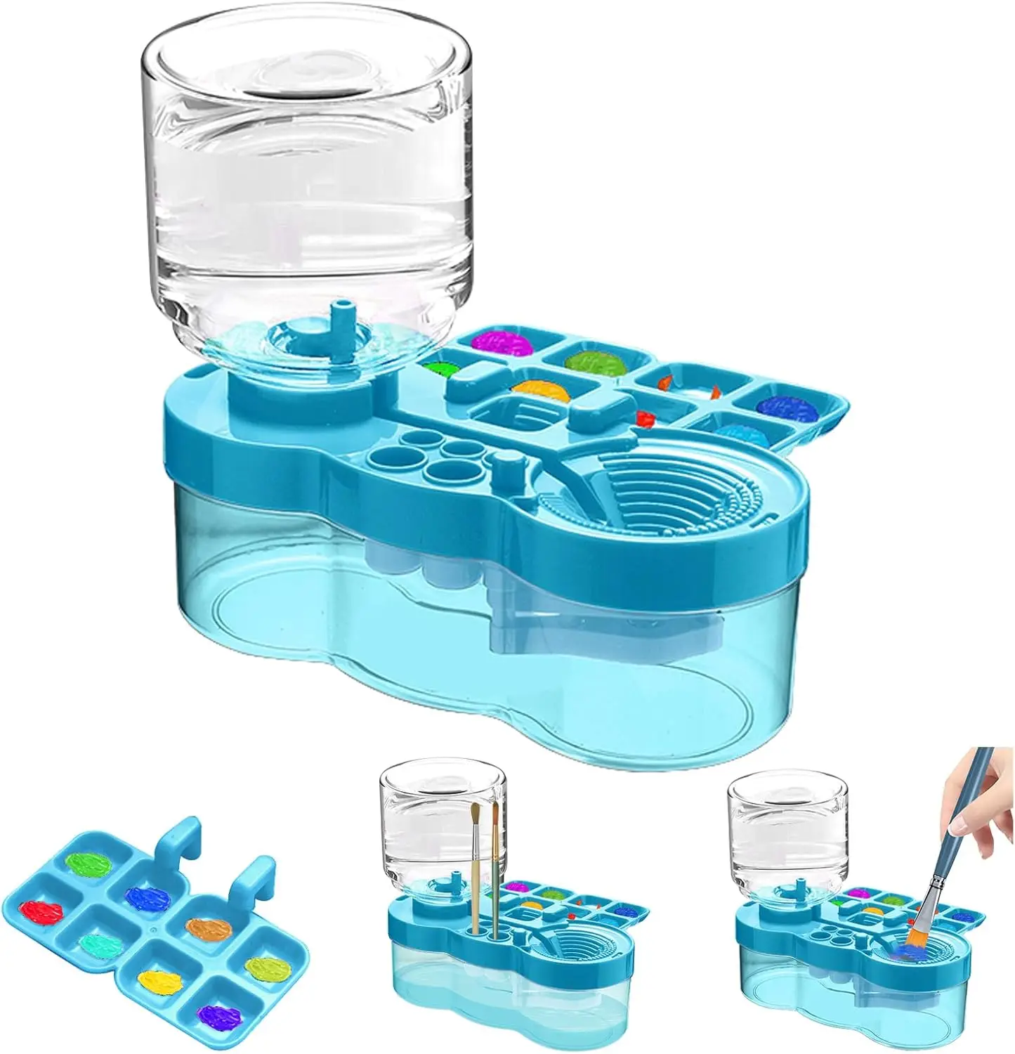

Multifunctional Brush Cleaner, Water Cup for Oil & Watercolor Painting, Artist Kit, Art Supplies for Adults & Kids