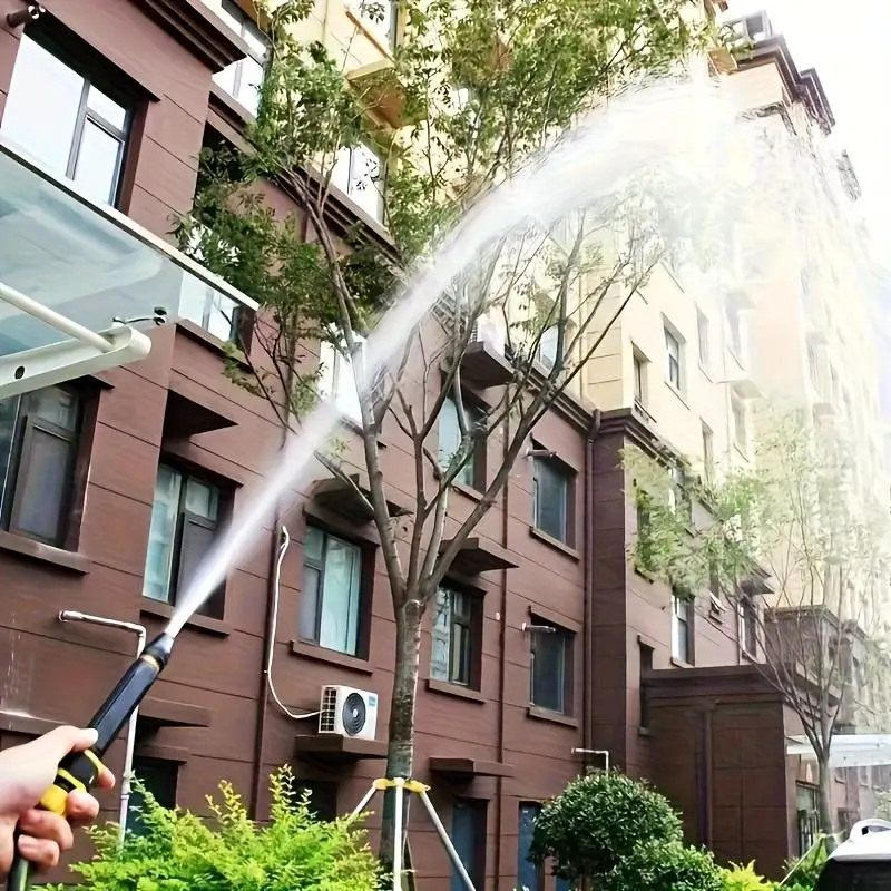 1 Set of Black Diamond Water Gun Nozzle, Nipple Type, Car Wash Water Gun Nozzle, High-Pressure Water Gun for Home Use, Special Hose for Washing, Watering Flowers, and Watering Vegetables, Powerful Pressure-Boosting Hose Nozzle