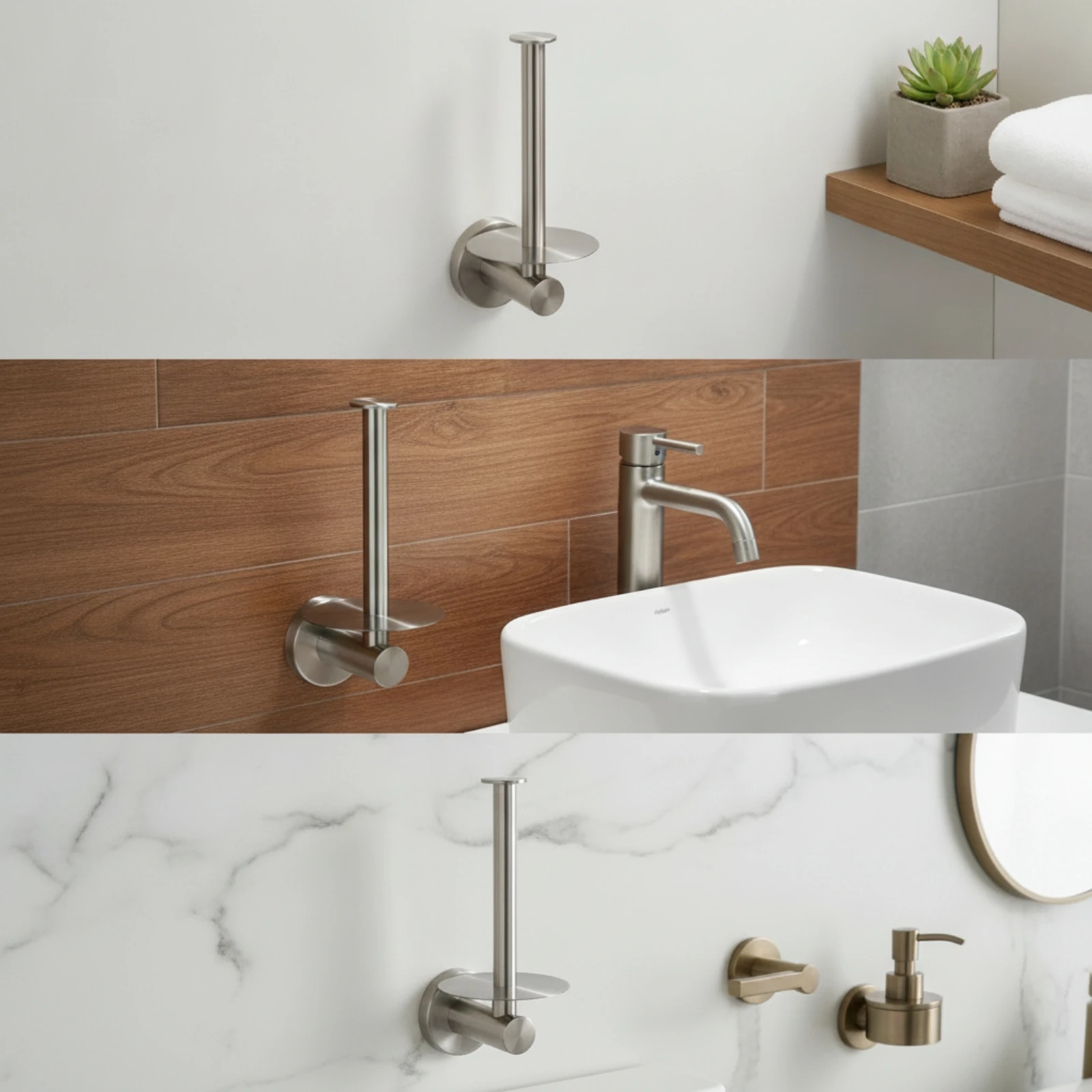 

Bathroom Tissue Holder Holder Rustproof Bathroom Bathroom Tissue Holder Holder Hardware Corrosion-Resistant Modern for Washroom