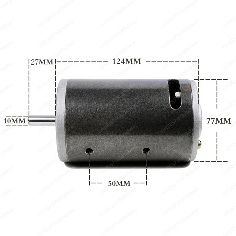 

77Mm 220V HVDC Motor - 350W/680W High Speed Front and Reverse, DIY Sander/Lathe with Fan