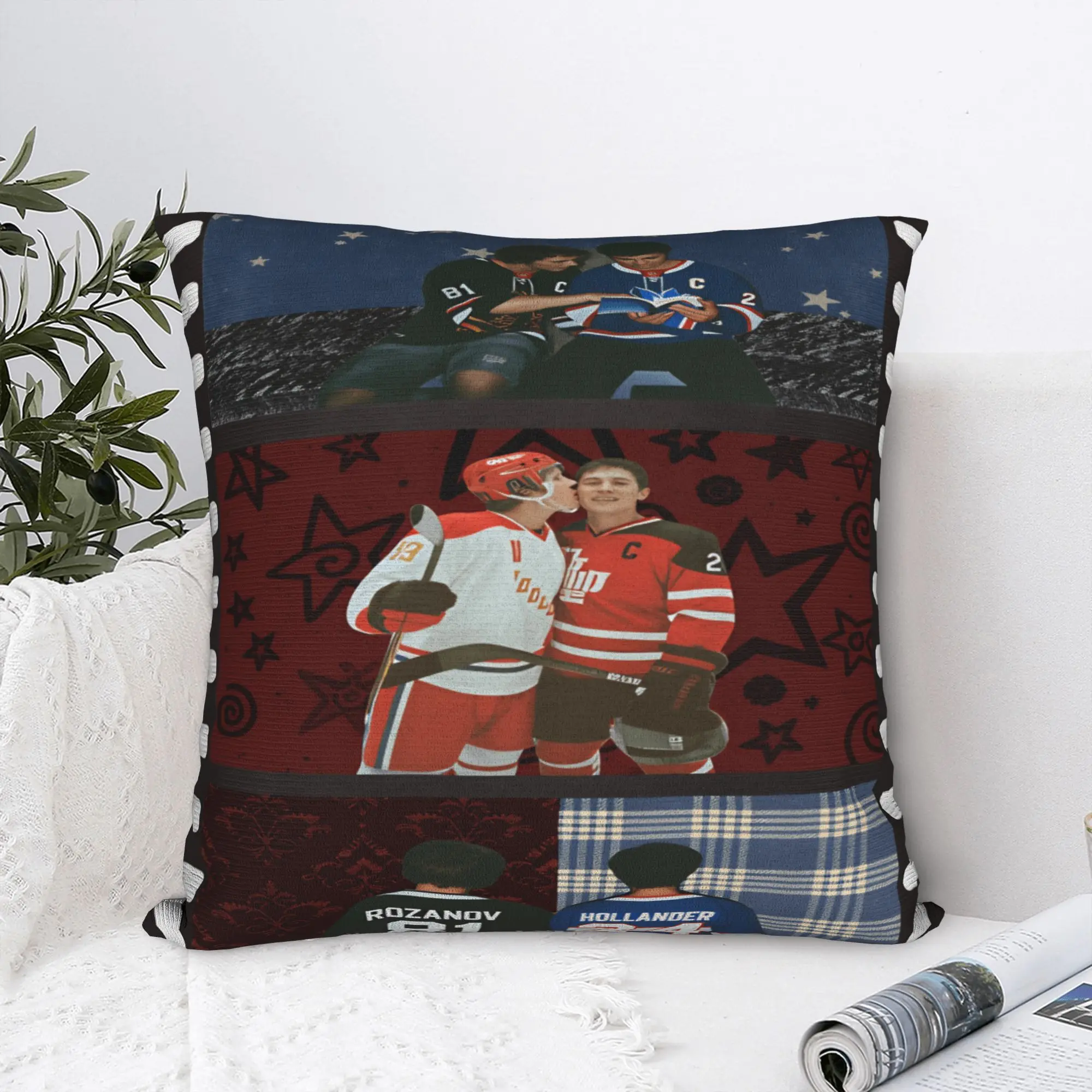 Shane and Ilya Pillow Case  Soft Pillow Cover Retro Trendy Pillowcases For Office Car Home Decor