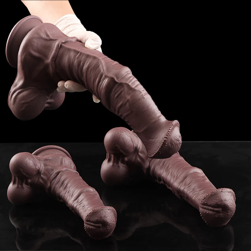 Realistic Horse Dildo Xxl Soft Skin Silicone Animal Dildos Big 3Size Horse Giant Penis Sex Toys Plug Anaĺ Xxl Adult Toys For Man