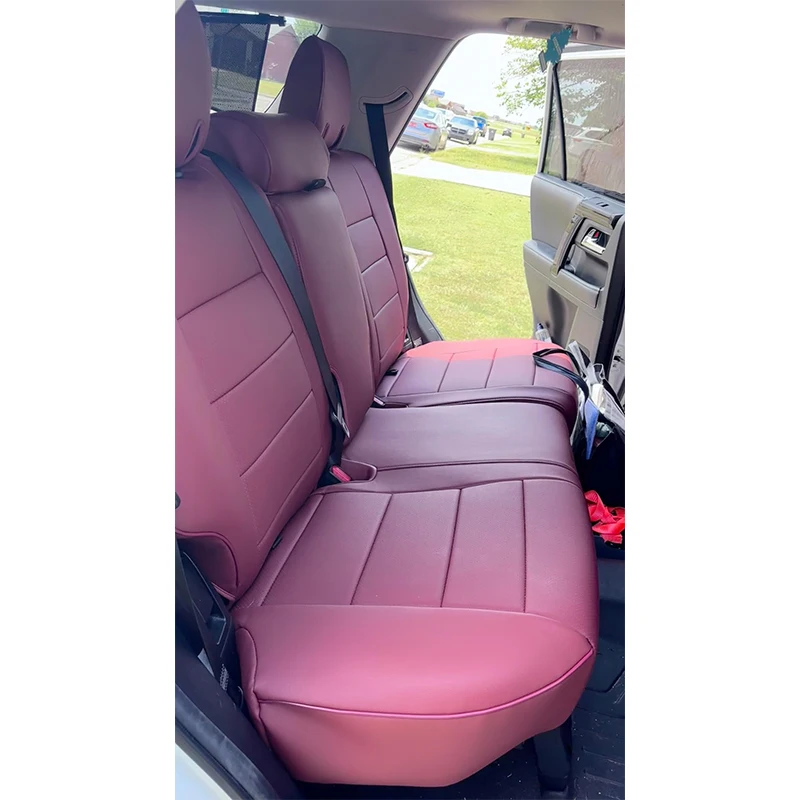 For 4Runner Custom Fit for 2010-2020 2021 2022 2023 2024 2025 Toyota 4 Runner Car Accessories Seat Covers Faux Leather 5 Seats