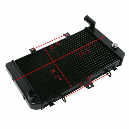 Motorcycle Radiator Cooler Cooling For Kawasaki ZRX 1100 1996-2000 ZRX 1200 2001-2008