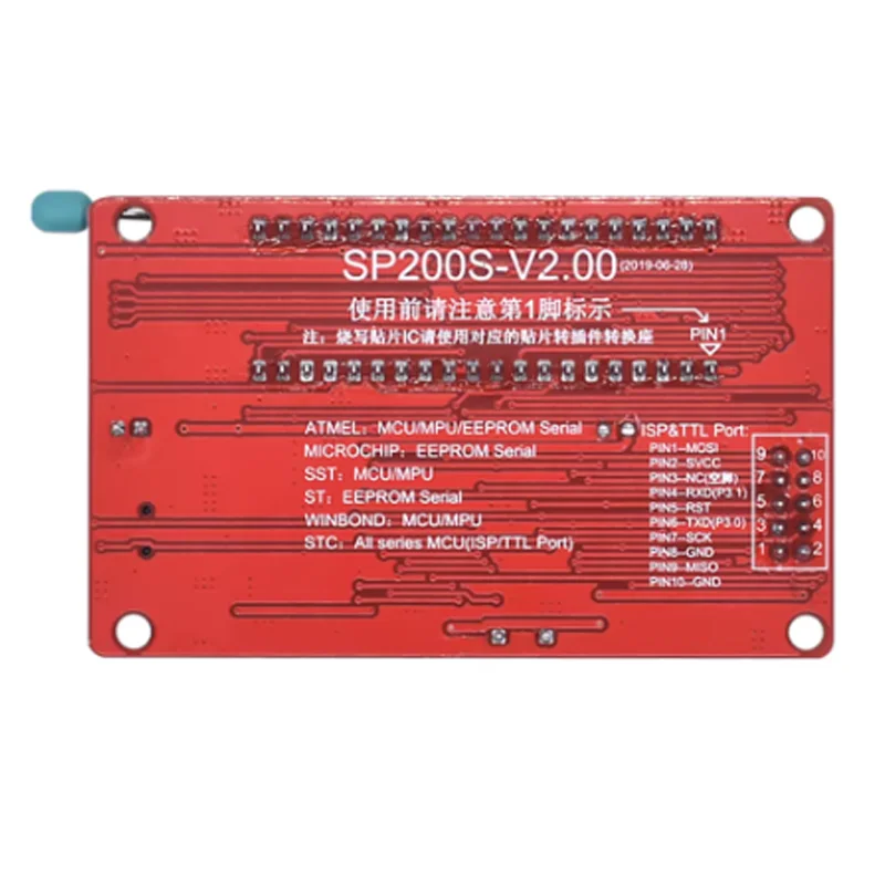 official EEPROM USB Programmer SP200SE / SP200S Enhanced with ISP interface for 336 SCM &24&93 Series SCM for arduino