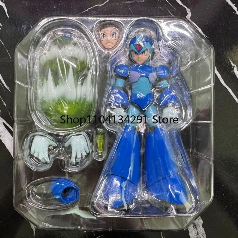 Figura de acción articulada Original ThreeZero Mega Man MDLX, edición limitada, juguete de modelos coleccionables para regalo de niños