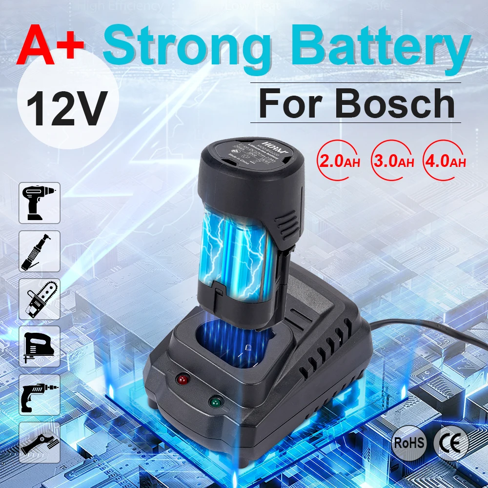 Hormy Electric Screwdriver Cordless Impact Drill Hammer 2-Speed Wireless Mini Hand Driver Wrench Power Tool For Bosch Battery