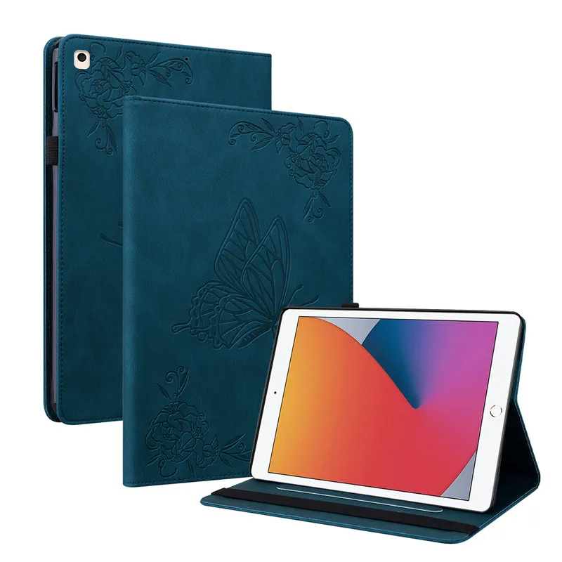 Coque สำหรับ iPad 9th Generation 10.2 ''2021 Vintage ผีเสื้อกลับสมาร์ทสำหรับ iPad 10 5 6 9.7 2017 2018 Air 4 3 2 1กรณี