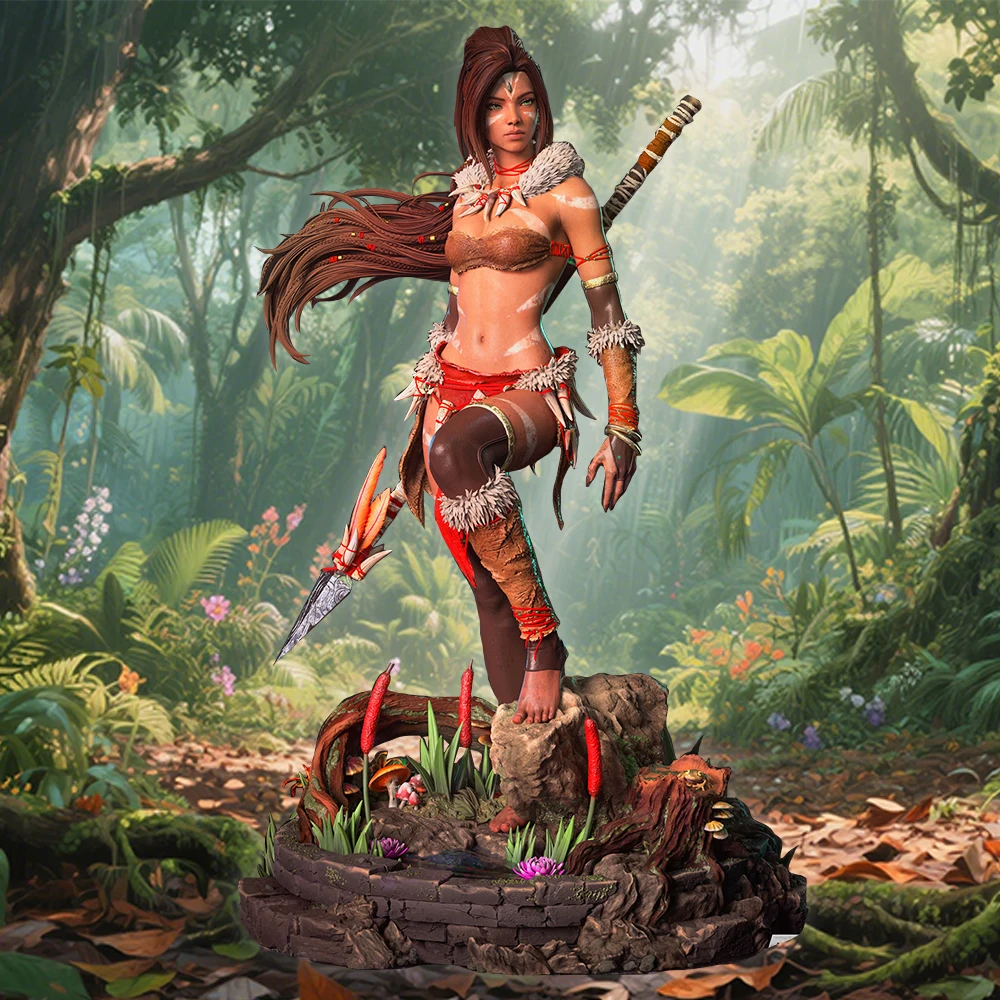 

1:16 Resin Unpainted DIY Retro Archer Female Figure - A929 Collectible