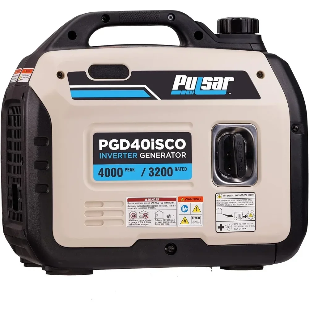 Ultra Light Quiet 4000W Portable Gas Inverter Generator image 3