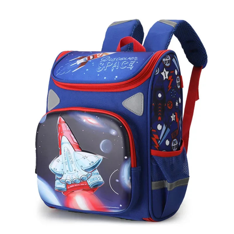 Cartoon Deer School Bags para meninas, Princess Purple Nylon Mochilas para crianças, Primária Estudantes Schoolbag, Kids Satchels, Bonito