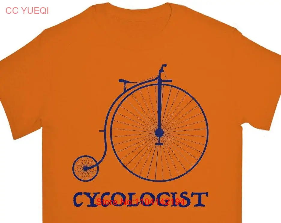 Cycologist T Shirt long or short sleeves