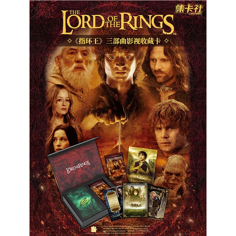 The Lord of The Rings, Aragon Gandalf, Elf Trilogy Collection Card The Hobbit Boy and Girls Toy Birthday Gift