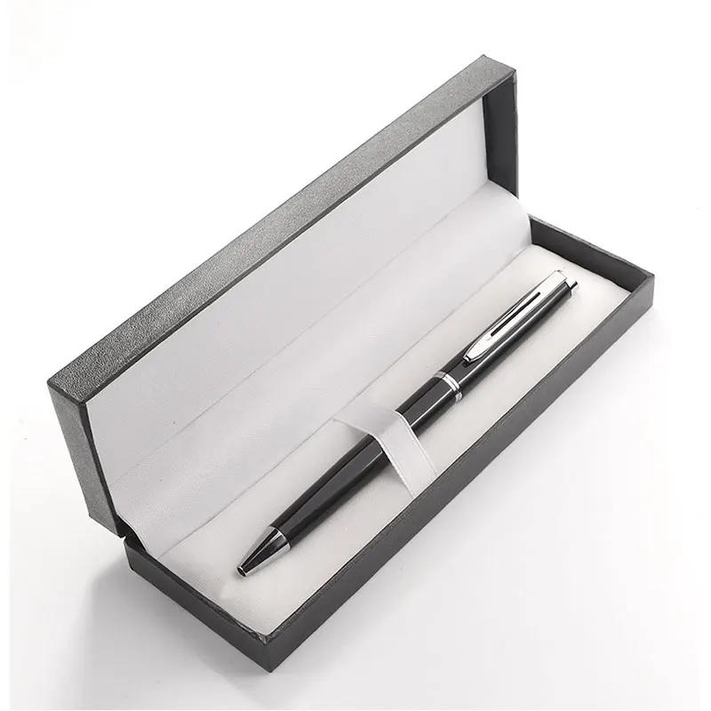 Imagem -05 - Black Gift Pen Case Rectangular Pen Box Canetas de Papel Bolsa Pequeno Pen Cases 16.1x5.1cm 20 Pcs