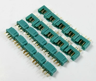 50 pairs MPX Connector's plug 24K Goldplated pin 40Amp RC aeromodelling field Accessories RC Parts