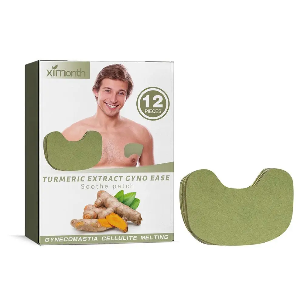 Ginecomastia Compress Patch masculino, Celulite derretendo Patch, Queima de gordura no peito, Aperte o corpo Shaping