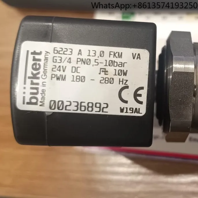 

2025 imported BURKERT solenoid valve 00236892 Shanghai Senlayer preferential supply
