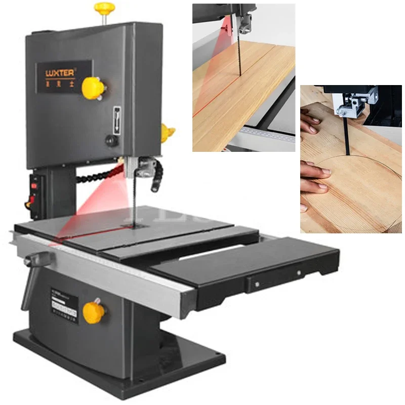 9 Inch Band Sawing Machine 8 Inch Woodworking Wire Saw 350/550W Jig Saw 220V Desktop 85/89MM Cutting Tool Metal Table Saw ADJ230