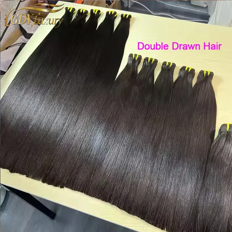 12A Super Double Drawn Vietnam Bone Straight / Body Wave Bundle Raw Unprocessed Human Hair wiązki Grube i pełne końcówki doczepiane