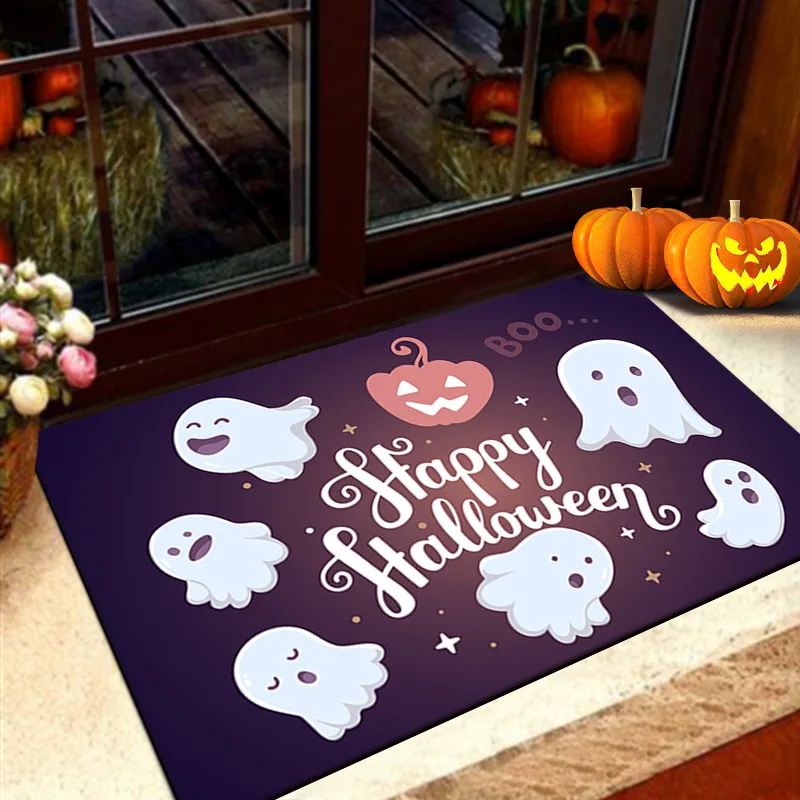 

Floor mats, halloween entrance carpets, funny pumpkin bathrooms, water absorbing floor mats, European and American door mats