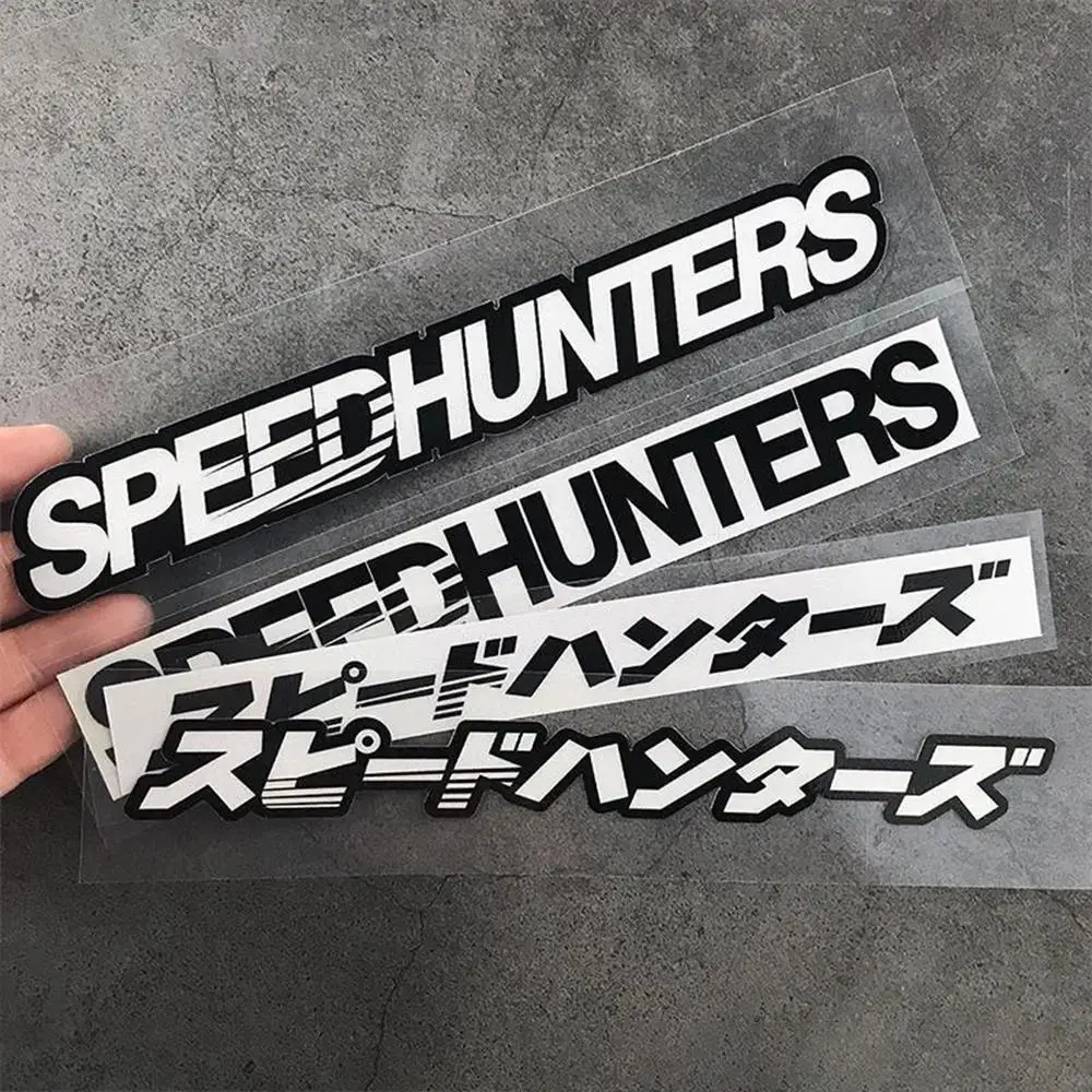 2pcs/Set JDM SpeedHunters Stickers , Waterproof Vinyl Decals for Car Motorcycle Bike Helmet Styling Decor