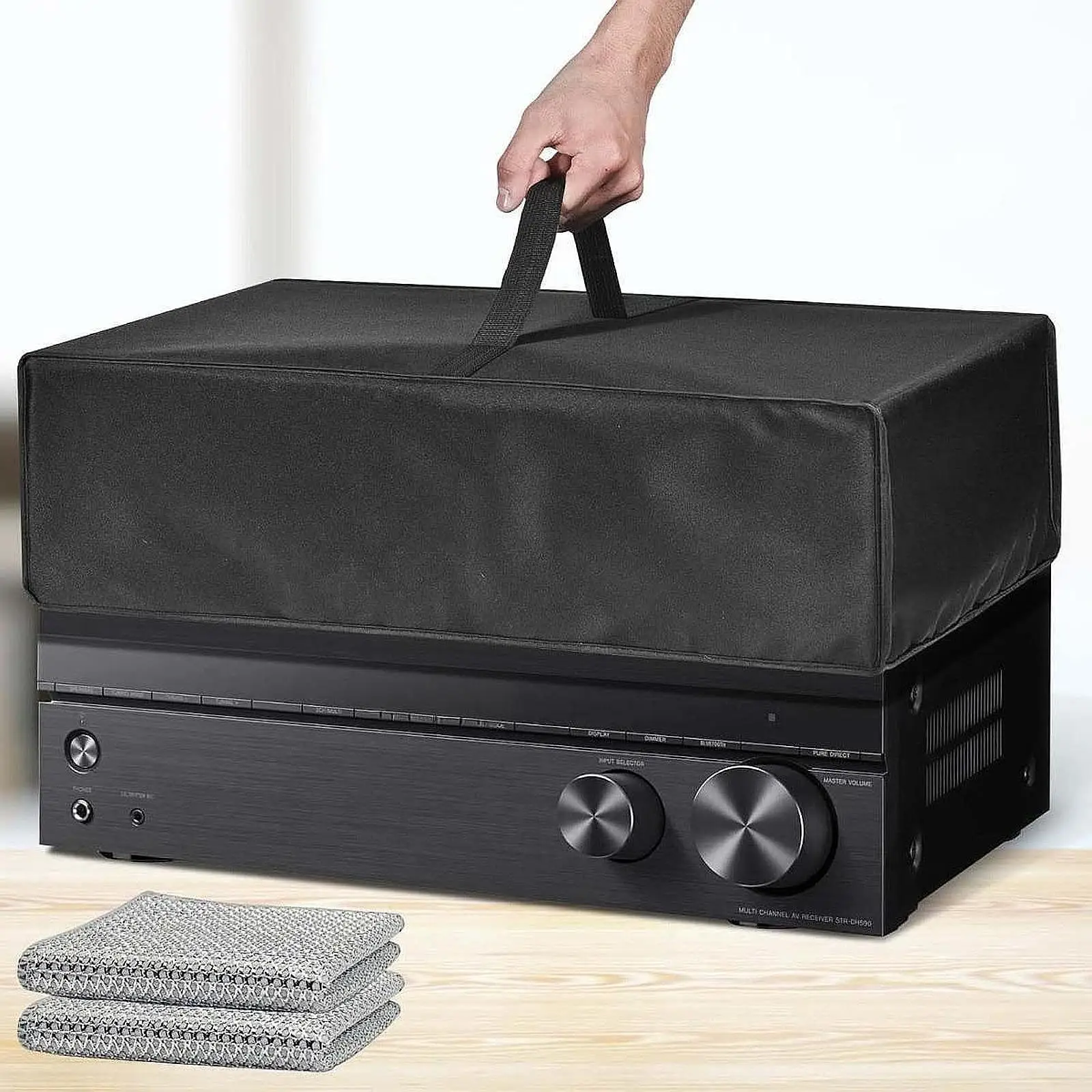 Projector Cover Protection Wear Resistant Storage Bag Protector with Handle Case Portable Water Resistant Waterproof Dustproof