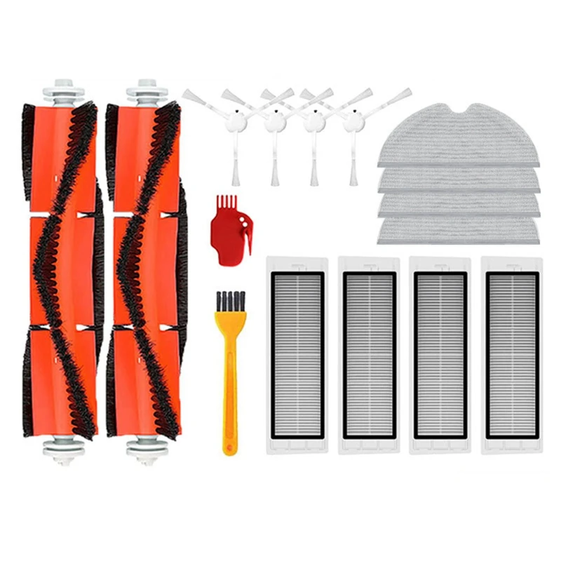 Роликовая щетка для пылесоса для Xiaomi Mijia 1C 1T Mi Robot Mop Dreame F9 Robotic