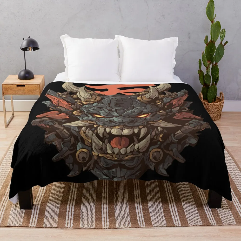 Japanese Yokai 04 Throw Blanket Nap Summer Beddings Blankets