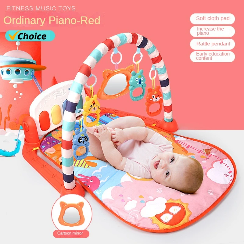 Baby Toys Music Pedal Piano 0-1 Year Old Newborn Piano Game Pad Toddler Christmas Gift Mother and Child Supplies New