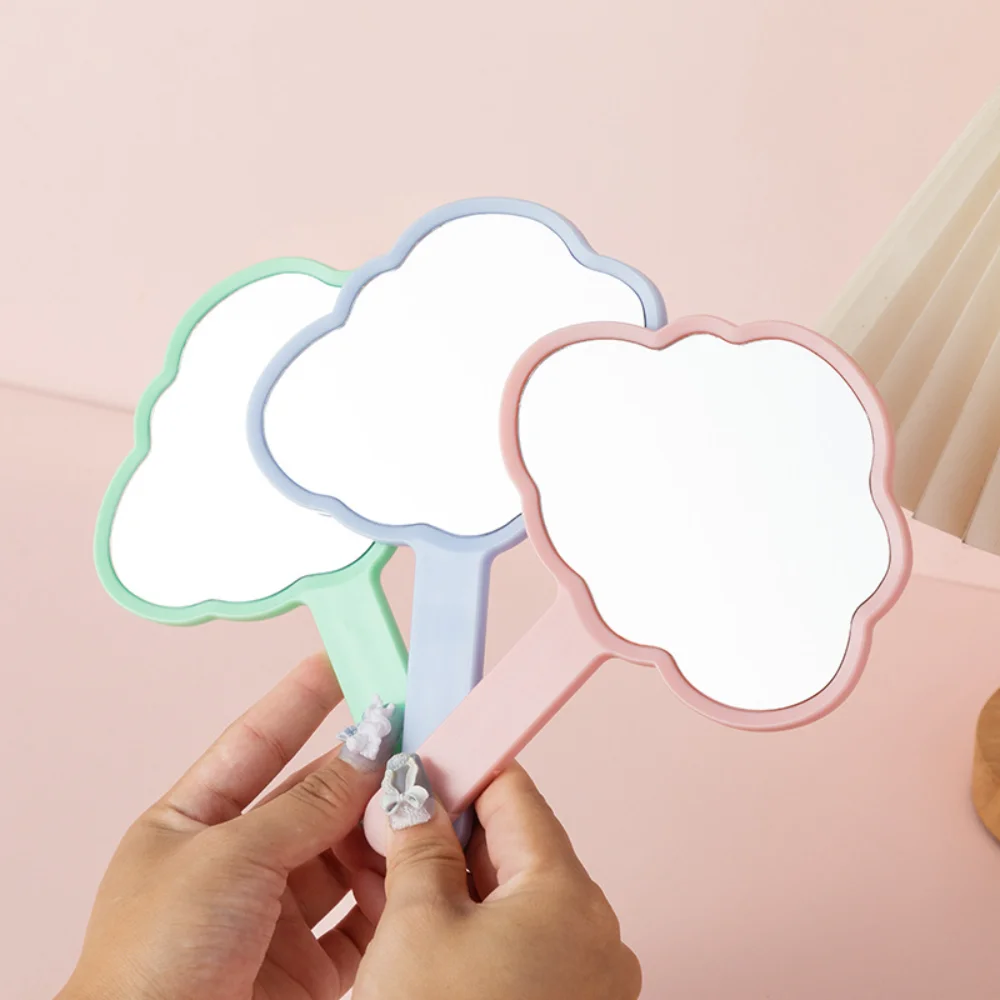 Mirror Portable Handheld Mirror Portable Makeup Mirror Chip Resistant For Girls Makeup Princess Parties