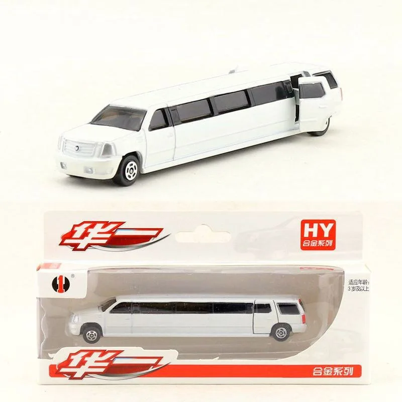 Diecast Metal Toy Vehicle Model Stretch Lincoln Limousine Luxury Educational Car Collection Gift Kid Doors Openable