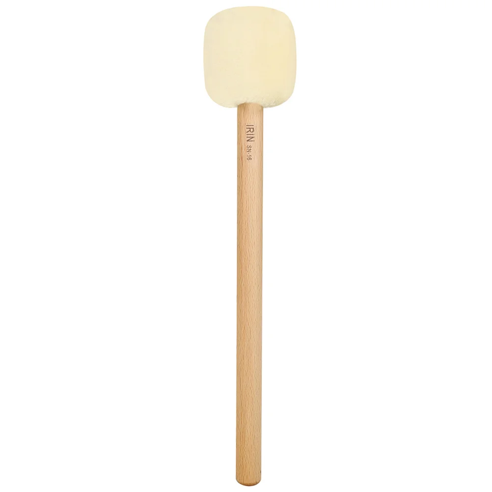 

Drumsticks Bass Mallets Percussion Accessories Parts Musical Instrument White with Grip