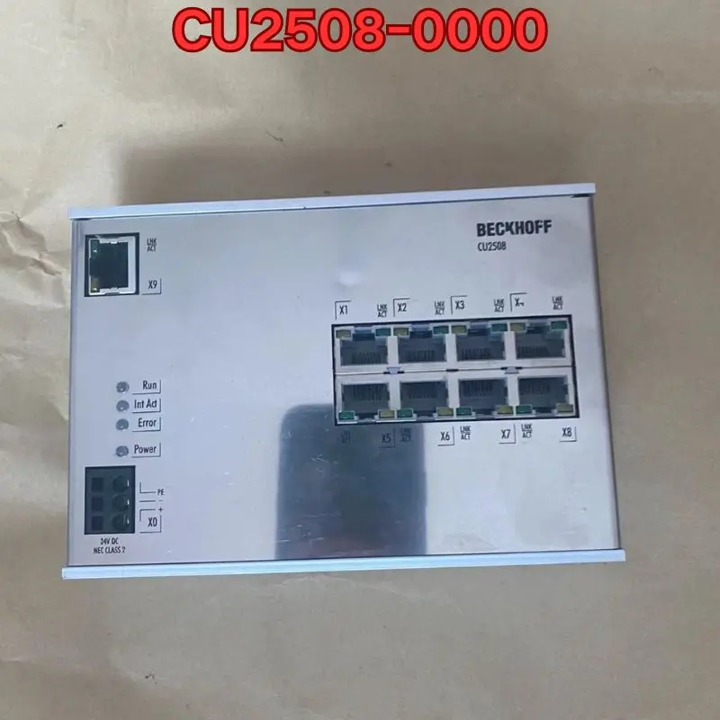 

Second-hand PLC module CU2508-0000 function test is normal