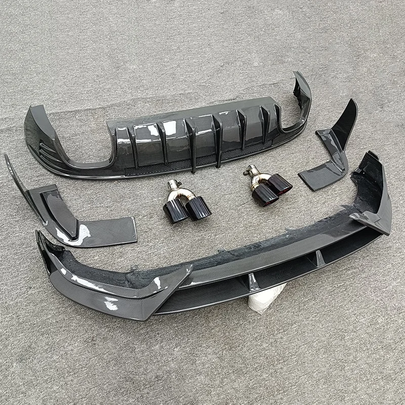 

Customized products The New LFS 100% Carbon Fiber Body Kit Front Shovel Rear Diffuser Exhaust 2021-2023 Is Suitable forAu di Q5L