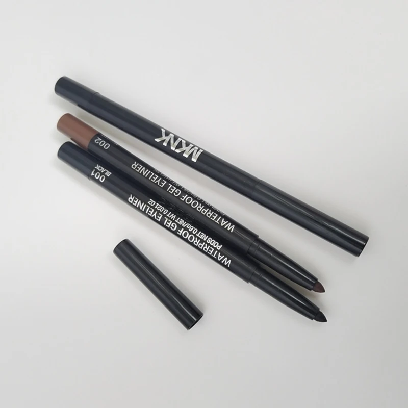 1/3 قطعة أسود براون كحل أقلام مقاوم للماء طويلة الأمد سهلة لارتداء العين اينر جل ماتي التجفيف السريع كحل القلم ماكياج العين #5