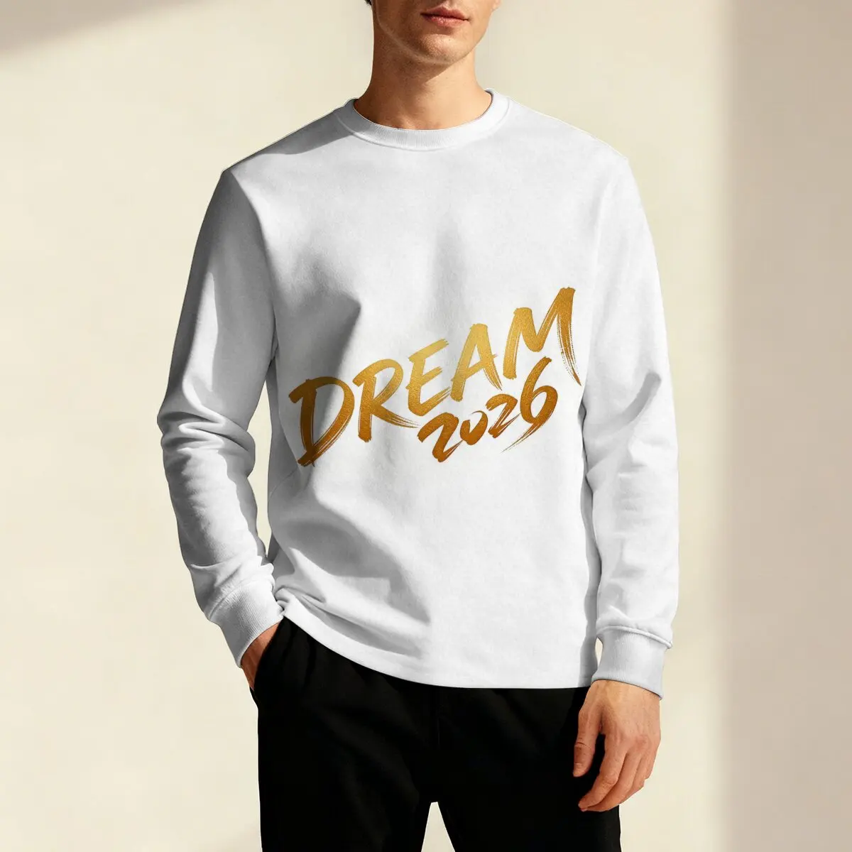 

Мужская осенне-зимняя толстовка. Легкий роскошный буквенный дизайн, идеально подходит для новогодних вечеринок, семейных встреч и уличной одежды.