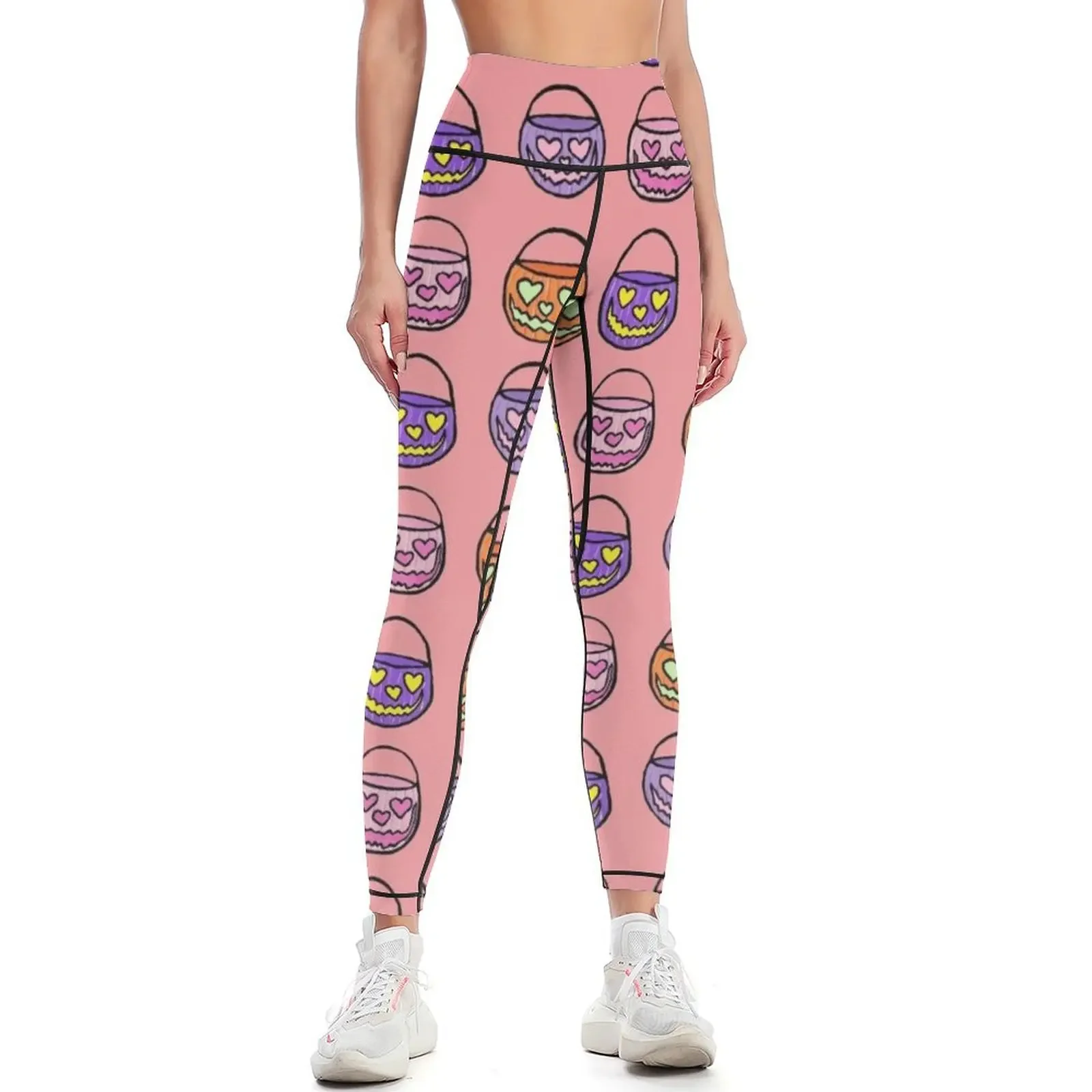 

Colorful Pumpkin Baskets Leggings sportswear woman gym 2025 Female legging pants Women's tights high waist Womens Leggings