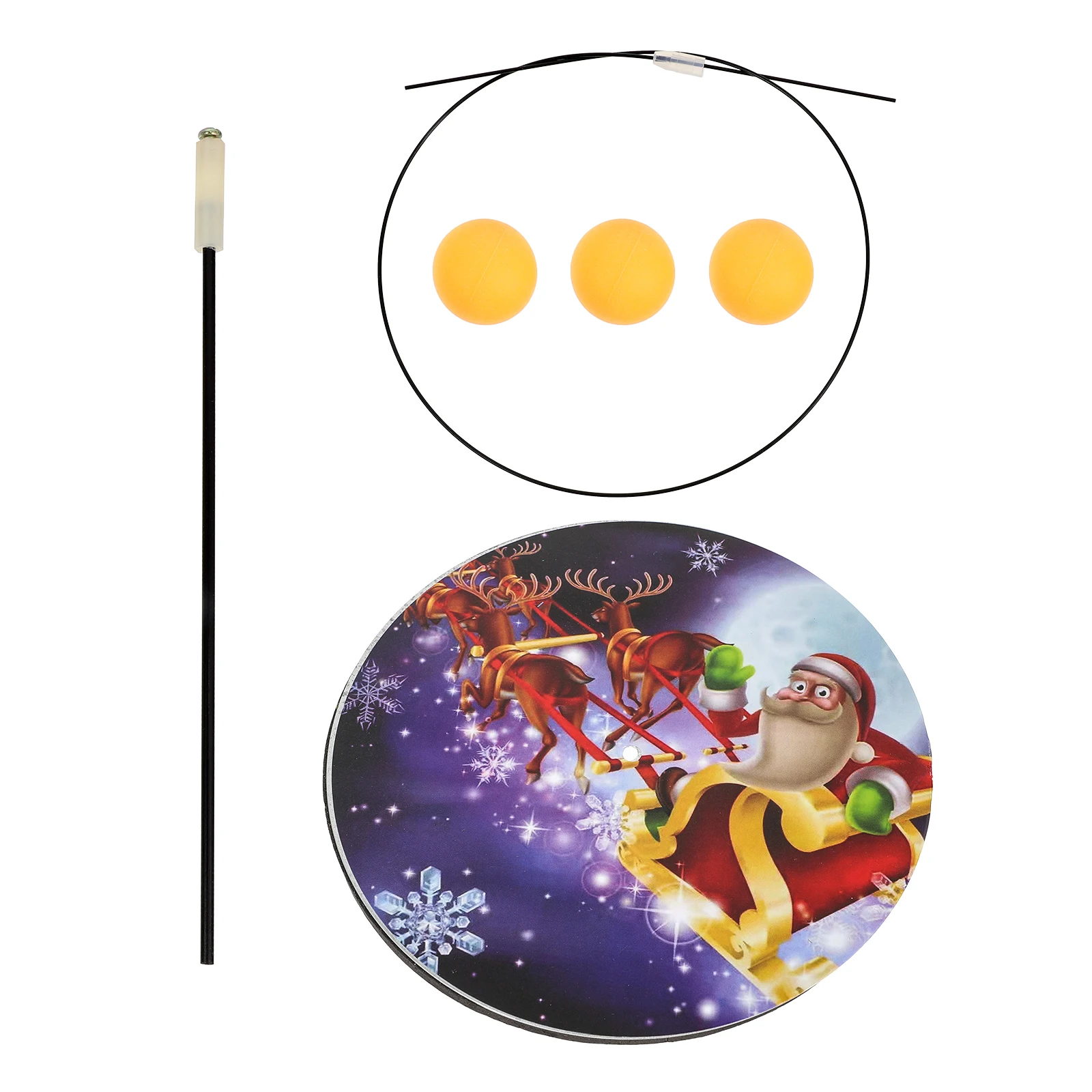 1 set 1 Set Home Indoor Outdoor Table Tennis Training Device Elastic Shaft -Pong Skill Practicer Rebound Ball