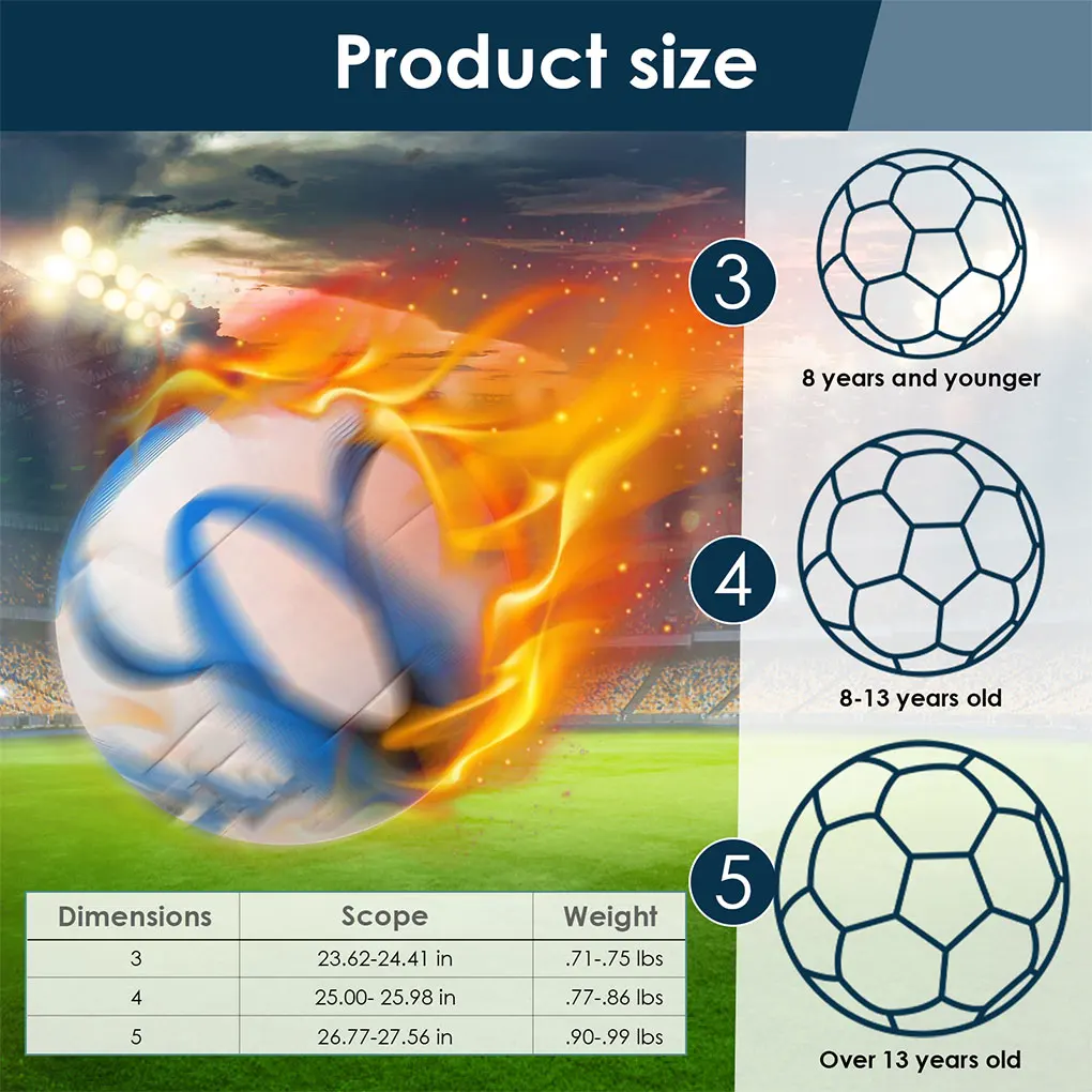 야외 축구공 크기 5 오래 지속되는 신뢰할 수 있는 공기 유지력을 위한 뛰어난 내구성 축구 흰색